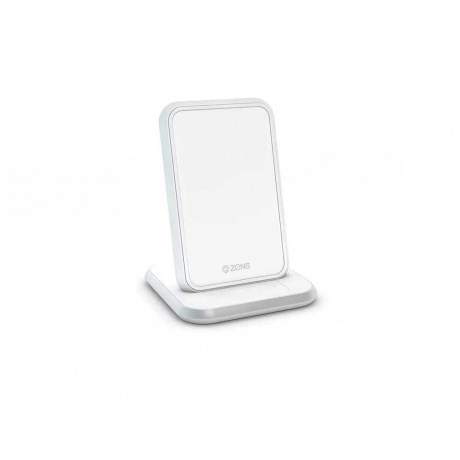 Беспроводное зарядное устройство ZENS Stand Aluminium Wireless Charger белый - фото 1