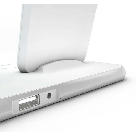 Беспроводное зарядное устройство ZENS Stand+Dock Aluminium Wireless Charge белый - фото 4