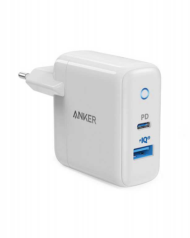 Сетевое зарядное устройство ANKER PPort PD+2 A2626 33W=2P б/к WT от Kotofoto