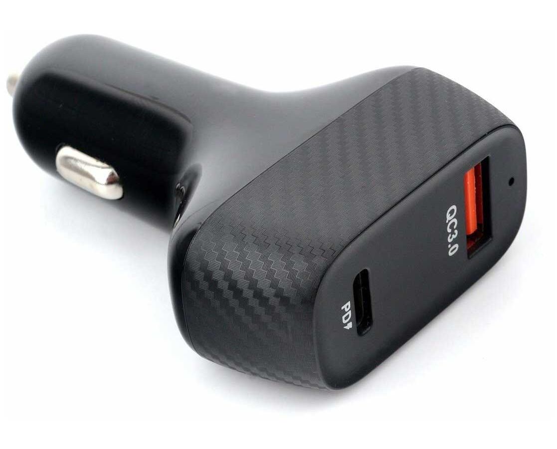 Автомобильное зарядное устройство Cablexpert MP3A-UC-CAR20, USB Type-C + Type-A 36Вт, QC цена и фото