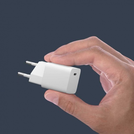 Сетевое зарядное устройство Deppa New USB-C, Power Delivery, GaN, 20Вт белый 11400 - фото 2