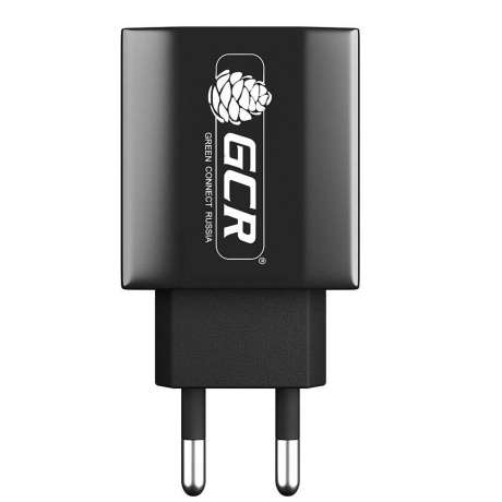 Сетевое зарядное устройство GCR GCR-51982 на 2 USB порта 3.1 A, черное - фото 2