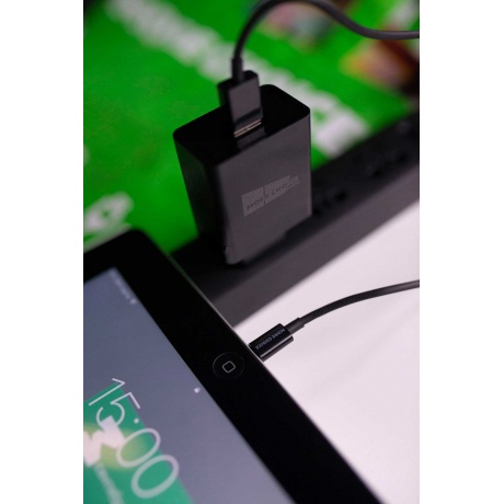 Сетевое зарядное устройство More choice 1USB 3.0A QC3.0 для Lightning 8-pin NC52QCi (Black) - фото 5