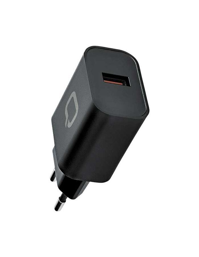 Сетевое зарядное устройство Qumo (Charger 0048), 1 USB, 3A, черный зарядное устройство для ноутбука asus 19 5v 11 8a 230w 6 3x3 7mm