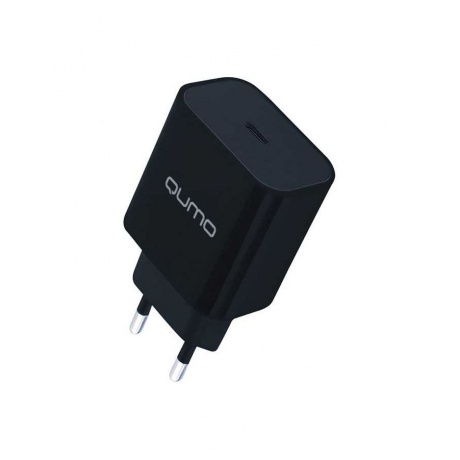 Сетевое зарядное устройство Qumo Energy light (Charger 0050) PD 20W, 1USB Type-C, черный - фото 1