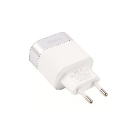 Сетевое зарядное устройство Hoco RC4, USB+Type-C, PD20W+QC3.0, белый - фото 3