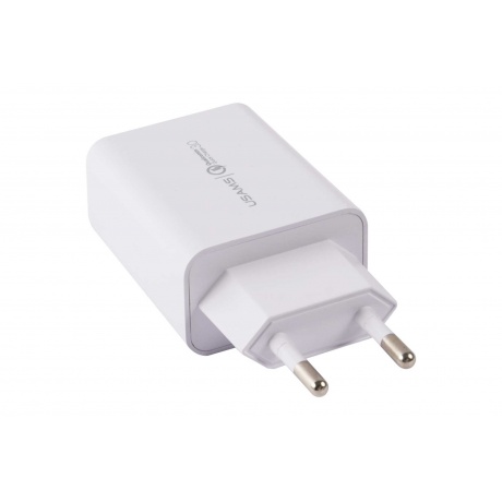 Сетевое зарядное устройство USAMS - (Модель - US-CC083) T22 1 USB QC3.0, 3A, 18W, белый (CC83TC01) - фото 2