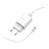 Сетевое зарядное устройство+кабель Micro-USB Borofone BA20A Shar...