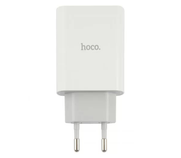 Сетевое зарядное устройство Hoco C80A Rapido, USB+Type-C, PD20W+QC3.0, белый (40519)
