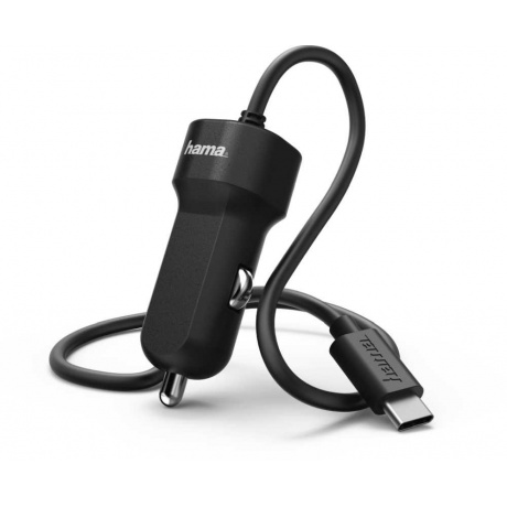 

Автомобильное зарядное устройство Hama H-173618 3A PD универсальное черный (00173618)