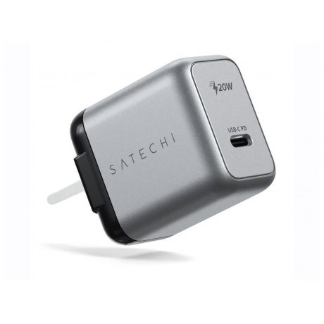 Сетевое зарядное устройство Satechi 20W USB-C PD Wall Charger серый космос - фото 2