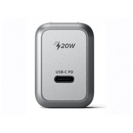 Сетевое зарядное устройство Satechi 20W USB-C PD Wall Charger серый космос - фото 3