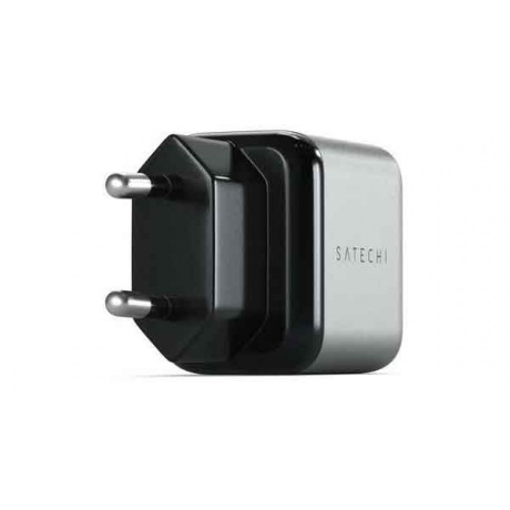 Сетевое зарядное устройство Satechi 30W USB-C GaN Wall Charger серый космос - фото 4