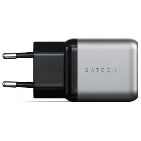 Сетевое зарядное устройство Satechi 30W USB-C GaN Wall Charger серый космос - фото 5