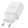 Сетевое зарядное устройство USAMS 1 USB T18 2,1A + кабель Type-C...