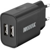 Сетевое зарядное устройство Wiiix UNN-1-2-03 2.4A+2.4A черный