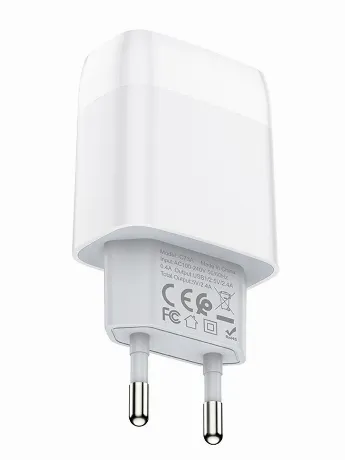 Сетевое зарядное устройство Hoco C73A Glorius +кабель Micro-USB,...