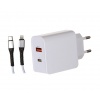 Сетевое зарядное устройство Red Line Tech USB + Type-C (модель P...