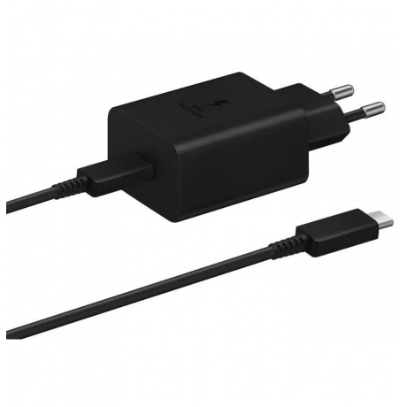 Сетевое зарядное устройство Samsung EP-T4510XBEG Power Delivery 45Вт (USB - Type-C) черный - фото 4