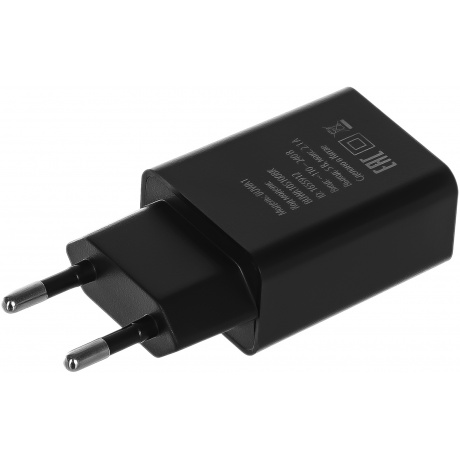 Сетевое зарядное устройство Buro BUWA1 2.1A черный (BUWA10S100BK) - фото 11