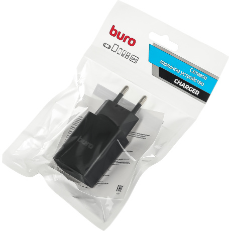 Сетевое зарядное устройство Buro BUWA1 2.1A черный (BUWA10S100BK) - фото 21