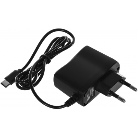Сетевое зарядное устройство Buro BUWC1 2A универсальное кабель USB Type C черный (BUWC10S00CBK) - фото 2