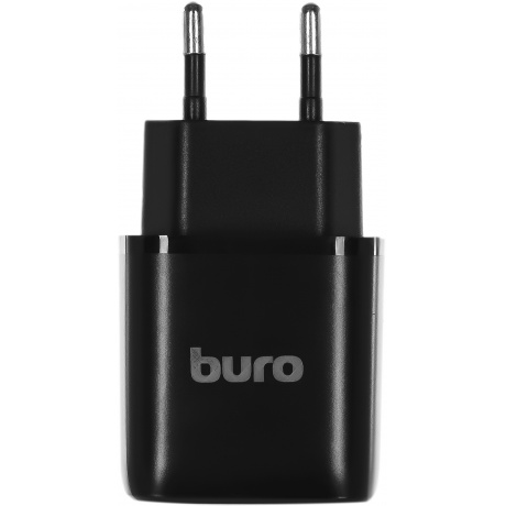 Сетевое зарядное устройство Buro BUWG1 3A QC универсальное черный (BUWG18P100BK) - фото 4