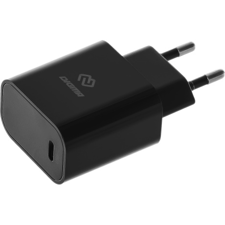 Сетевое зарядное устройство Digma DGW2C 3A PD универсальное черный (DGW2C0F010BK)