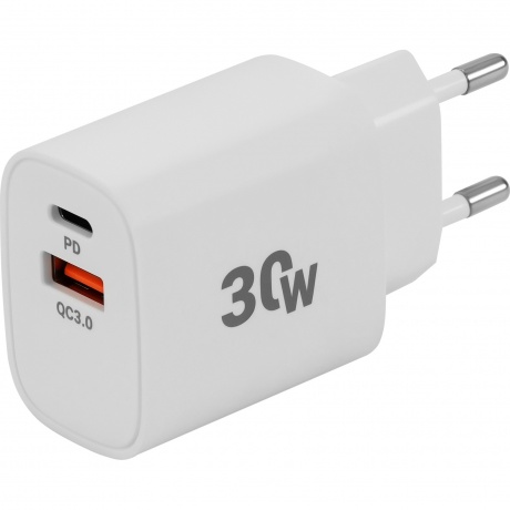 Сетевое зарядное устройство Digma DGW3D 3A PD+QC универсальное белый (DGW3D0F110WH) - фото 11