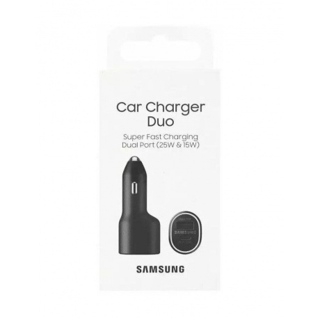 Автомобильное зарядное устройство Samsung Car Charger Duo (EP-L4020) Black - фото 6