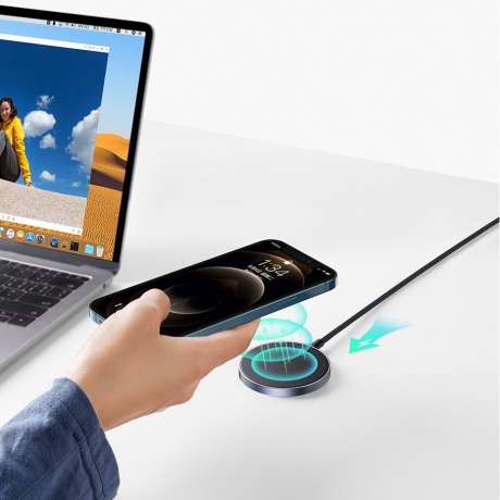 Беспроводное магнитное зарядное устройство UGREEN CD245 (30233) Space Grey - фото 18