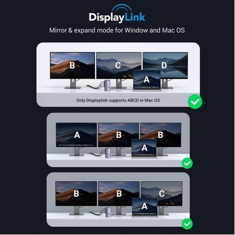 Док-станция UGREEN CM555 (90325) Grey - фото 27