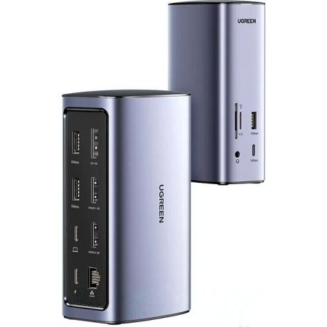 Док-станция UGREEN CM555 (90325) Grey - фото 29