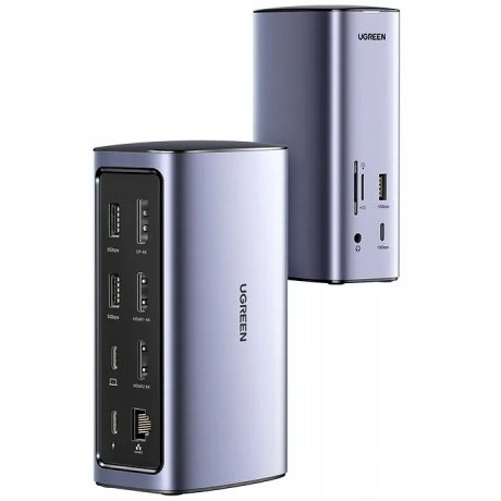 Док-станция UGREEN CM555 (90325) Grey - фото 4