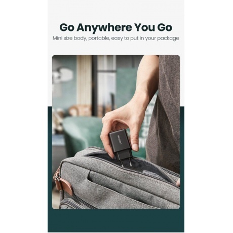 Зарядное устройство UGREEN CD122 (70273) Black - фото 3