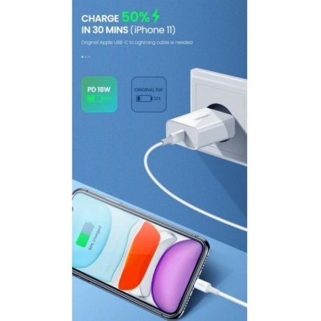 Зарядное устройство UGREEN CD137 (60450) White - фото 10