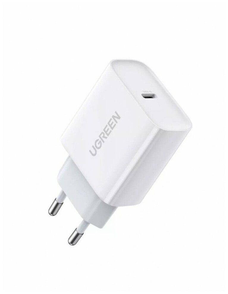 Зарядное устройство UGREEN CD137 (60450) White быстрая зарядка зарядное устройство с кабелем type c to lightning pd power delivery 20w белый