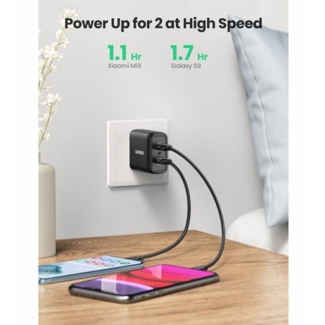 Зарядное устройство UGREEN CD161 (10216) Black - фото 5