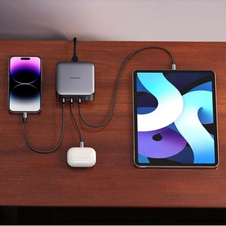 Зарядное устройство UGREEN CD328 (90928) Space Gray - фото 9