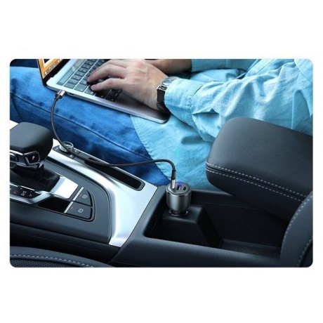 Зарядное устройство для автомобиля UGREEN CD239 (20467) 69W Car Charger Black - фото 11