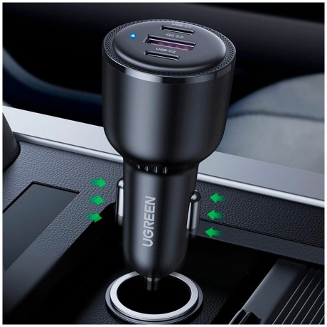 Зарядное устройство для автомобиля UGREEN CD239 (20467) 69W Car Charger Black - фото 17
