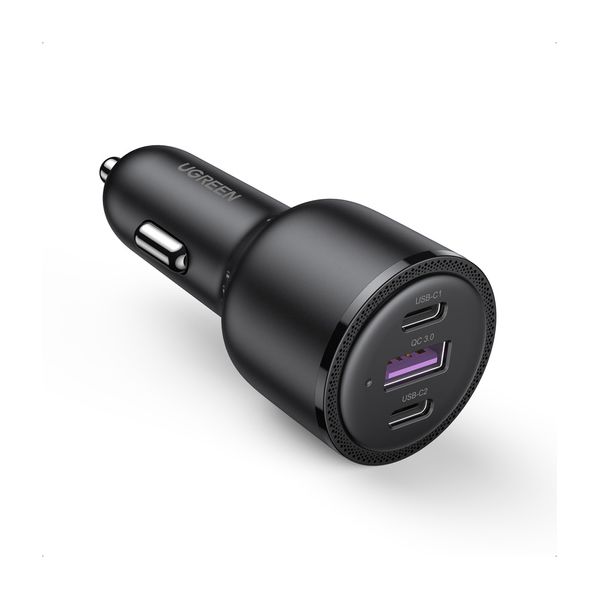 Зарядное устройство для автомобиля UGREEN CD239 (20467) 69W Car Charger Black premium car charger hudi 18w usb 3 0 quick charge быстрая зарядка автомобильное зарядное устройство черный