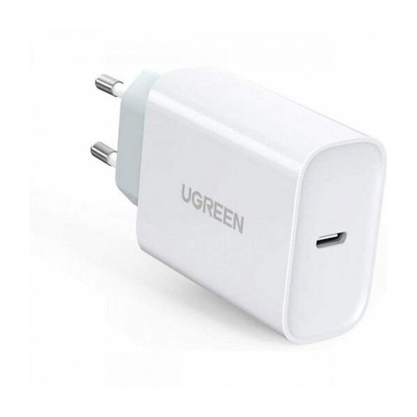 Сетевое зарядное устройство UGREEN CD127 (70161) PD 30W USB-C Wall Charger EU. белый сетевое зарядное устройство ugreen cd104 20384 dual usb wall charger 3 4a eu white