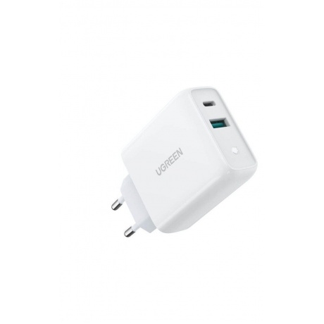 Сетевое зарядное устройство UGREEN CD170 (60468) 38W USB-C Wall Charger EU. белый - фото 1
