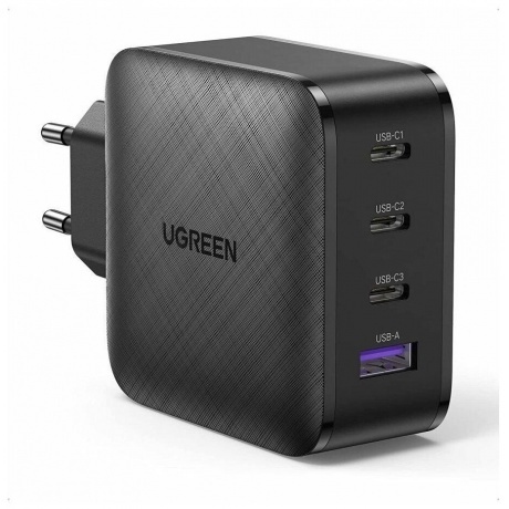 Сетевое зарядное устройство UGREEN CD224 (70774) Black - фото 2