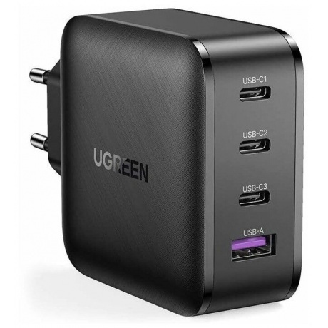 Сетевое зарядное устройство UGREEN CD224 (70774) Black - фото 3