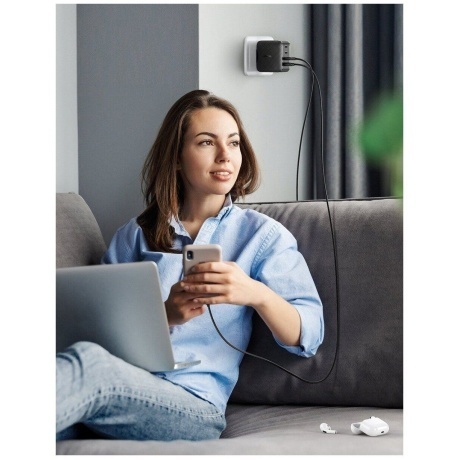 Сетевое зарядное устройство UGREEN CD224 (70774) Black - фото 8