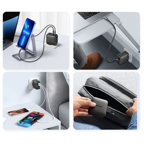 Сетевое зарядное устройство UGREEN CD224 (70774) Black - фото 10