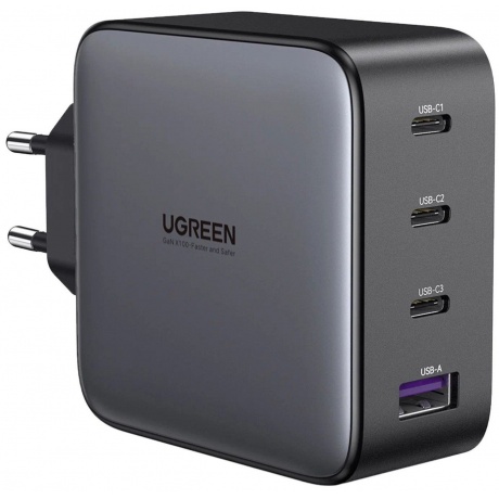 Сетевое зарядное устройство UGREEN CD226 (40747) Grey - фото 1