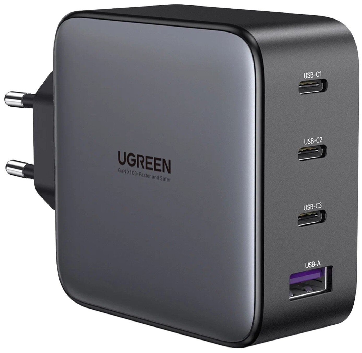 Сетевое зарядное устройство UGREEN CD226 (40747) Grey сетевое зарядное устройство ugreen cd226 100 вт белый